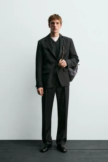 Костюмный блейзер из 100% шерсти, твил — Aaron Levine X Zara- Заказать в России