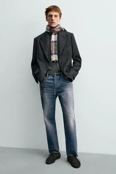 Кожаные туфли-дерби с подошвой VIBRAM® AARON LEVINE X ZARA