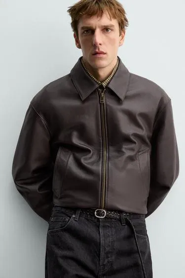 Кожаный плетеный ремень Aaron Levine X Zara- Заказать в России
