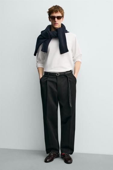 Zara Кожаные топсайдеры AARON LEVINE X ZARA на подошве VIBRAM®