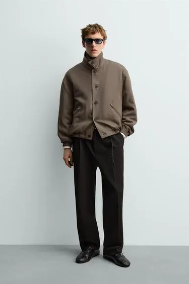 Стеганая куртка из 100% шерсти Aaron Levine X Zara- Заказать в России