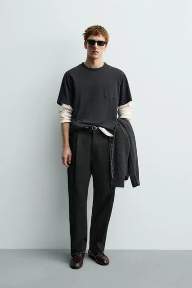 Футболка с карманом AARON LEVINE X ZARA- Заказать в России