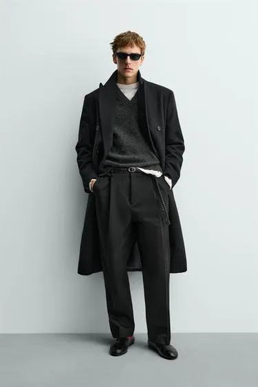 Брюки Relaxed Fit со складками Aaron Levine X Zara