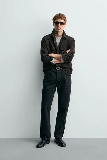 Рубашка в стиле вестерн из шерсти Aaron Levine X Zara- Заказать в России