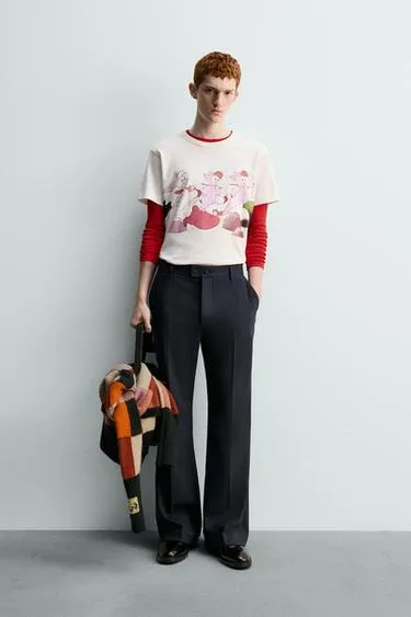 Футболка с принтом LOST BOYS питер пэн HARRY LAMBERT FOR ZARA- Заказать в России