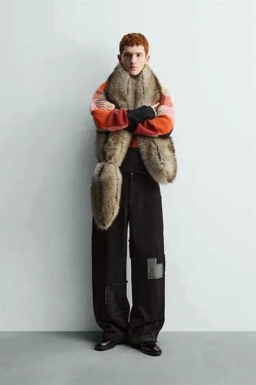 Брюки WIDE FIT с нашивками HARRY LAMBERT FOR ZARA X DISNEY