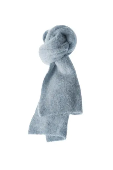 Трикотажный шарф из смесовой альпаки