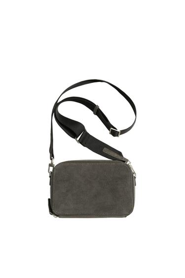 Zara Кожаная сумка с плечевым ремнем