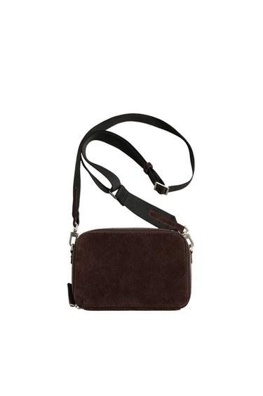 Zara Кожаная сумка через плечо