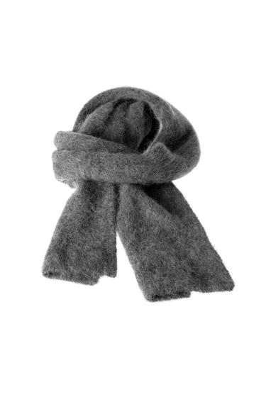 Zara Вязаный шарф из смесовой альпаки