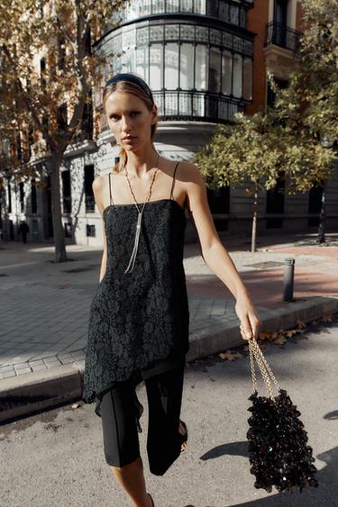 Zara Длинные приталенные бермуды