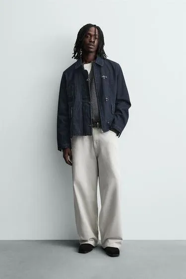 Джинсовая куртка с тогглами- Заказать в России