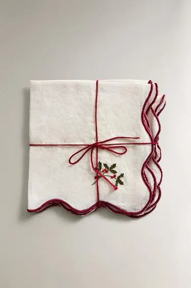 Набор рождественских гостевых полотенец (набор из 2)- Заказать в России