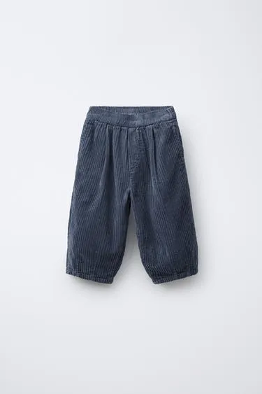 Брюки BALLOON из плотного вельвета- Заказать в России