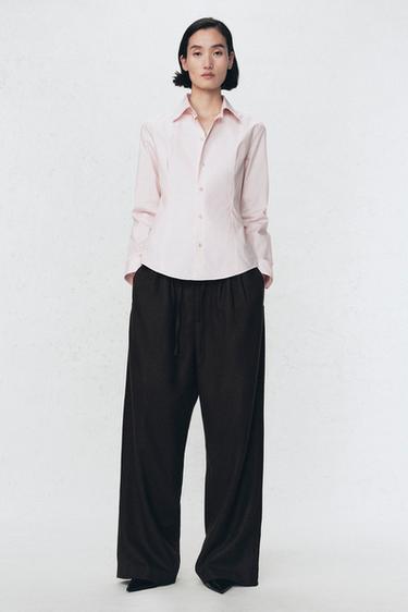 Zara Рубашка из поплина SOSHIOTSUKI X ZARA