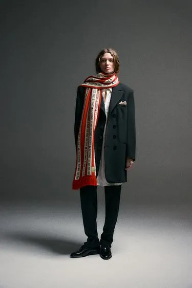 Удлиненный двубортный блейзер HARRY LAMBERT FOR ZARA X DISNEY