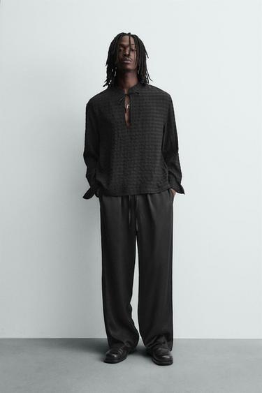 Zara Струящиеся брюки-джоггеры купить с доставкой.