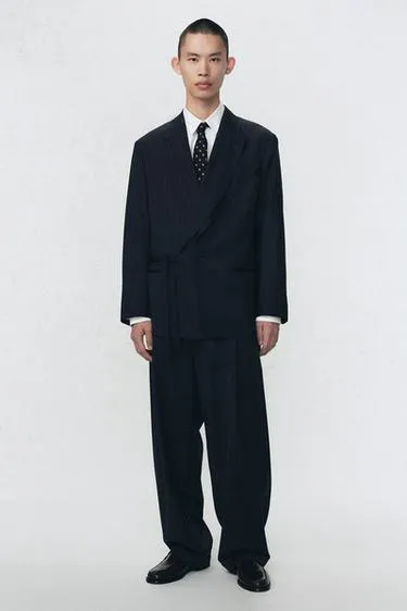 Брюки в полоску для костюма SOSHIOTSUKI X ZARA- Заказать в России