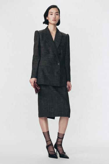 Zara Юбка-карандаш из шерстяной смеси SOSHIOTSUKI X ZARA