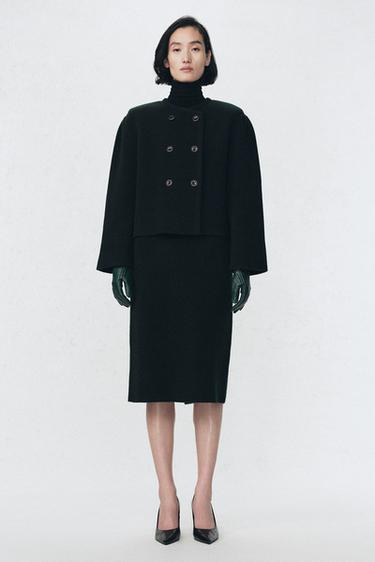 Zara Миди-юбка из 100% шерсти SOSHIOTSUKI X ZARA