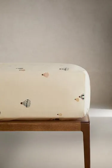 Детский простынь на резинке с воздушным шаром- Заказать в России