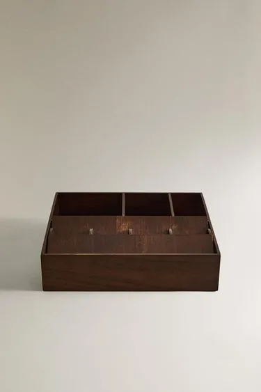 Большой деревянный органайзер для макияжа- Заказать в России