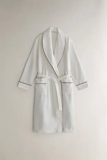 Халат с оборкой (400 г/м²)- Заказать в России