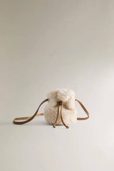 Детская сумка из искусственной овчины