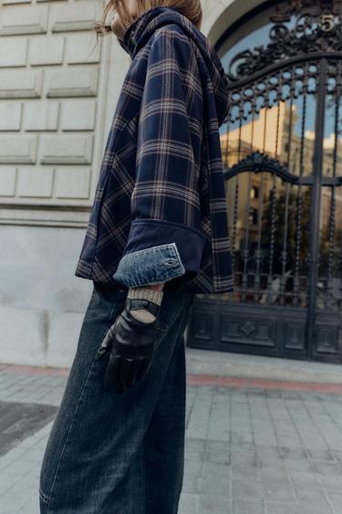 Zara Перчатки из искусственной кожи с шерстью купить с доставкой.