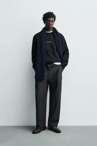 Толстовка классического кроя с принтом- Заказать в России