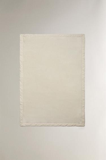 Zara Хлопчатобумажное плед для младенцев купить с доставкой.