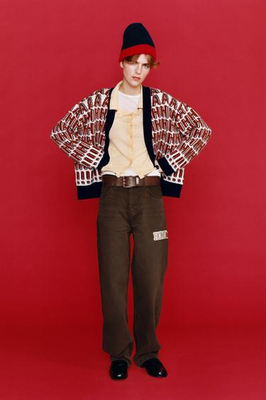 Zara Джинсы TRF BAGGY оверсайз HOME ALONE™