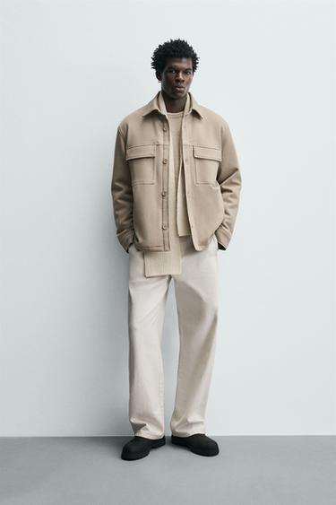 Zara Мягкая стеганая куртка-рубашка купить с доставкой.