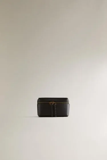 Маленькая кожаная коробка для ювелирных изделий для путешествий- Заказать в России