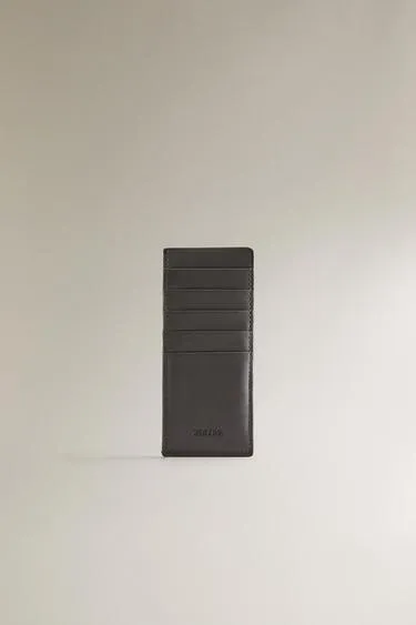 Кожаный держатель для карт- Заказать в России