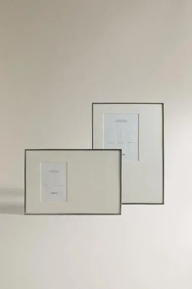 Серебряная фоторамка с сменными паспарту- Заказать в России