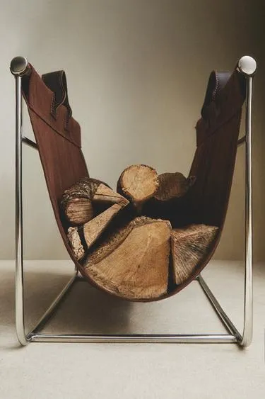 Держатель для дров с ручками