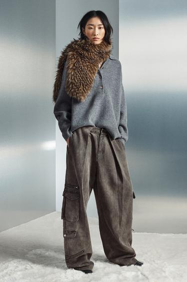 Zara Брюки-карго BALLOON ZW COLLECTION