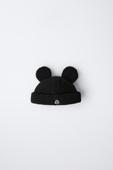 Zara Шапка с искусственным мехом и вышивкой MICKEY MOUSE © DISNEY купить с доставкой.