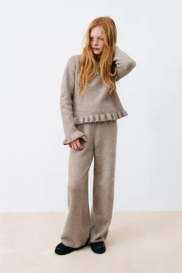 Трикотажные брюки-кюлоты- Заказать в России