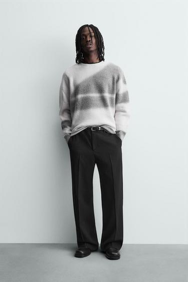 Zara Джемпер с принтом «эффект спрея»