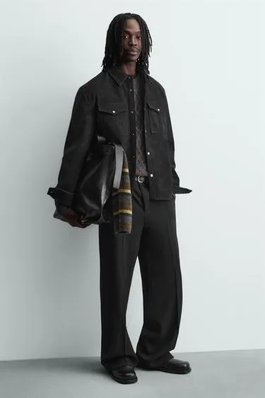 Сумка-шопер с тиснением под кожу крокодила