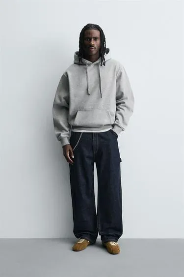 Худи с капюшоном из структурного материала- Заказать в России