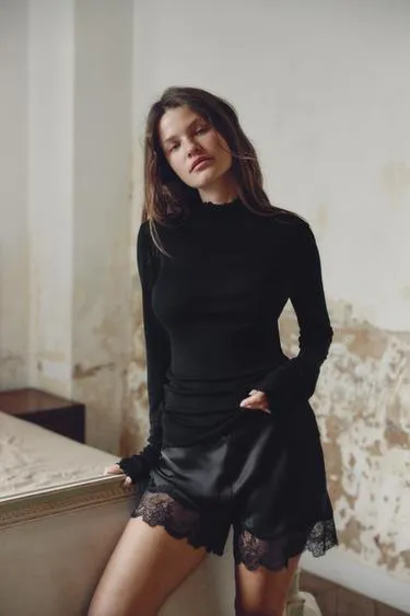 Однотонная футболка из лиоцелла