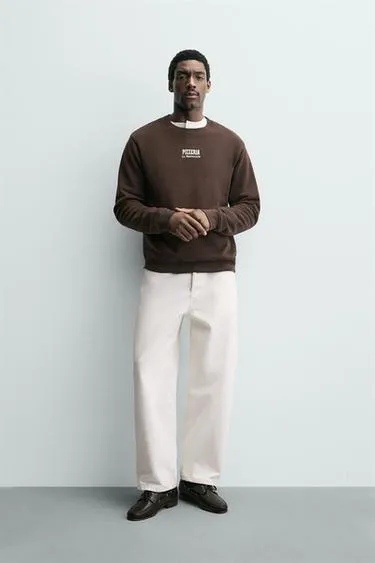 Толстовка с принтом PIZZERIA LA MONTECARLO