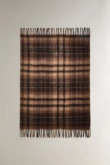 Плед с кисточками- Заказать в России