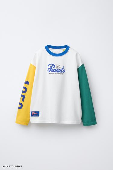 Zara Футболка SNOOPY PEANUTS™ с контрастными элементами купить с доставкой.