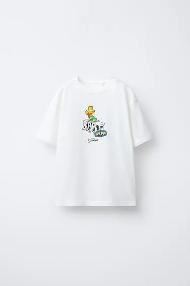 Футболка с принтом BART THE SIMPSONS ™ MATT GROENING- Заказать в России