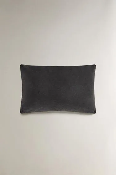 Чехол из велюра для подушки