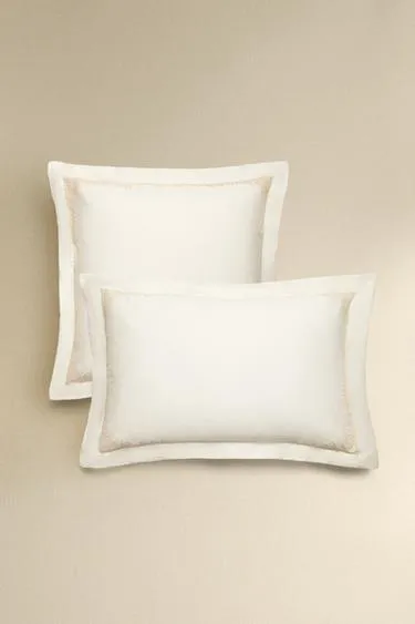 Наволочка из сатина с вышивкой- Заказать в России